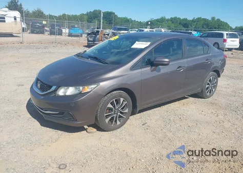 2015 Honda Civic Ex из США, поврежденный, VIN 19XFB2F86FE019617